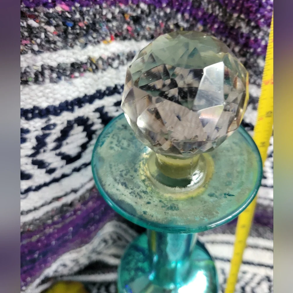 Large glass poison bottle beautiful bottle decoration
